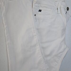 AG Adriano Goldschmied White Denim Pants